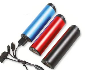 Powerbank 2000 mAh BLÅ inkl. lasergravert logo