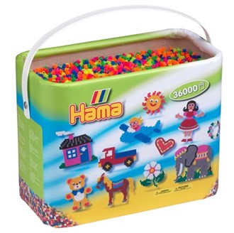 Perler 30.000 midi assortert neon