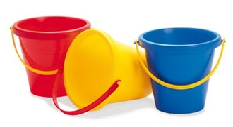 Bøtte myk H. 18 cm (10 stk)